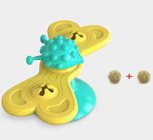 <strong>Cat</strong> Windmill Toy <strong>Funny</strong> Massage Rotatable <strong>Cat</strong> Toys With <strong>Catnip</strong> Ball Teeth Cleaning Pet Products - Product Image 5