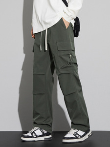 <span class=keywords><strong>Pantaloni</strong></span> da paracadutista da esterno plissettato di alta qualità da <span class=keywords><strong>uomo</strong></span> con nuova tela Casual da alpinismo elastica a forma rilassata - Product Image 6