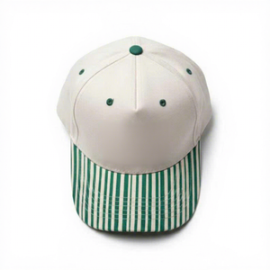 Gorra de Béisbol Fabricada en Vietnam con Logotipo y Color Personalizados, 5 Paneles, Perfil Medio, Dos Tonos, Rayas, para Adultos, Uso en Exteriores - Product Image 2