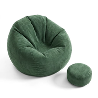 Canapé paresseux Lazy Bean Bag pour chambre à coucher, tatami, balcon et rebord de fenêtre – Mobilier confortable pour petits espaces