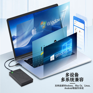 กล่องใส่ฮาร์ดดิสก์ 3.5 นิ้ว SATA USB3.0 กล่องฮาร์ดไดรฟ์ภายนอกสำหรับแล็ปท็อปเดสก์ท็อปการขยายพื้นที่จัดเก็บข้อมูล - Product Image 3