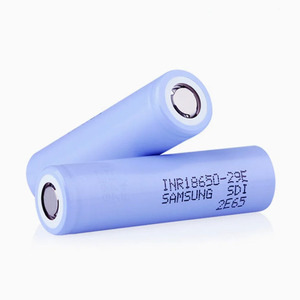 بطارية ليثيوم أيون قابلة لإعادة الشحن من سامسونج 3.6 فولت 2900 مللي أمبير في الساعة طراز <span class=keywords><strong>INR18650</strong></span>-<span class=keywords><strong>29E</strong></span> خلية أسطوانية <span class=keywords><strong>18650</strong></span> للأجهزة المنزلية - Product Image 1
