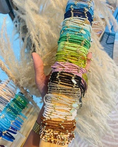 ขายส่งเครื่องประดับทำมือหลากสีสันสไตล์โบฮีเมียนแบบวินเทจสำหรับทุกเพศทุกวัย  ประดับด้วยลูกปัดมิยูกิ  กันน้ำ เหมาะสำหรับเป็นของขวัญ - Product Image 2