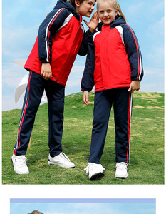 Ensemble d'uniformes scolaires classiques pour enfants - Tissu en coton doux pour les sports et les cérémonies d'été et d'automne - Product Image 6