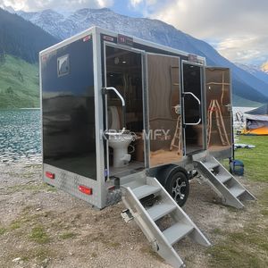 Toilettes portables de qualité supérieure en acier préfabriqué avec salle de bain et douche, modèle 2025 - Product Image 1