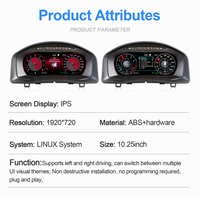 Navihua Nouveau Design Tableau de Bord Numérique pour Voiture, Compteur de Vitesse Automatique, Système Linux, Cockpit Virtuel, Écran LCD pour VW Tiguan 2010-2017
