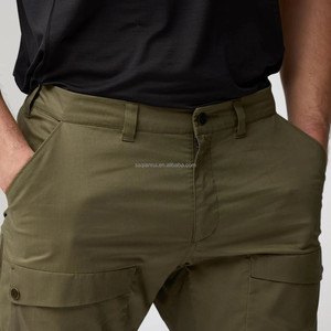 Pantalones de <span class=keywords><strong>Trekking</strong></span> Cargo Convertibles para <span class=keywords><strong>Hombre</strong></span>, Transpirables, para Exteriores, con Múltiples Bolsillos, Elásticos, Cómodos, para Senderismo y Montañismo - Product Image 3