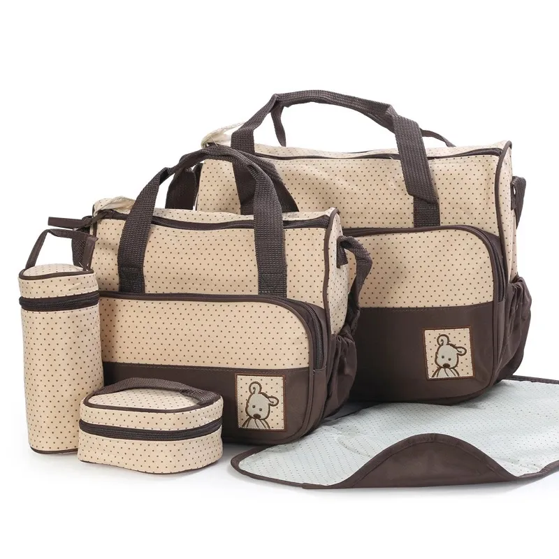 Voyage en plein air étanche bébé maman luxe sac à couches grande capacité