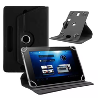 Étui de protection universel en cuir PU antichoc rotatif à 360 degrés pour tablette de 7, 8, 9, 10 pouces pour iPad