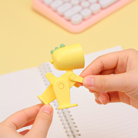 Veilleuse Dinosaure Mignonne, Support de Téléphone Portable, Base Stable, Ornement, Lampe à Piles Bouton, Applique Murale Miniature en Forme d'Animal, Veilleuse de Sommeil