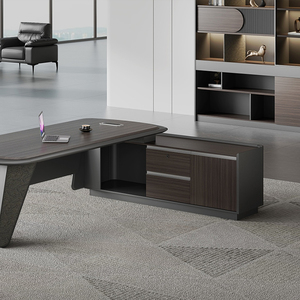 Fábrica de Muebles de Oficina KMJ, Escritorio Ejecutivo en Forma de L de Diseño Moderno de Alta Gama para Gerentes y Directores, Escritorio de Oficina de Lujo - Product Image 6