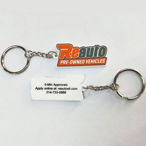 NO Moq Custom 2d Soft Pvc Keychain <b>Key</b> <b>Chain</b> Rubber Keychains Silicone Keyring Rubber Personalized <b>Key</b> <b>CHAIN</b> - Product Image 3