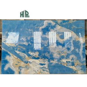 Precio del Mármol Ónix Azul, Losa Pulida de Ónix Azul para Pared de Fondo - Product Image 1