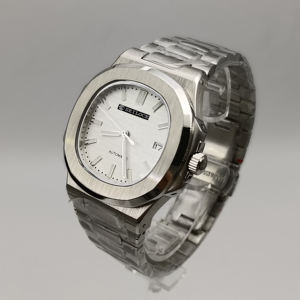 Montre de luxe pour homme NH35, style simple et décontracté, design automatique, acier inoxydable, lumineuse, étanche - Product Image 4