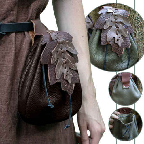 What Is A Medieval Belt Pouch Medieval Leather Drawstring Coin