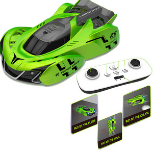 Aijh RC Xe Có Thể Sạc Lại Điện Điều Khiển Từ Xa Leo Núi Xe Đồ Chơi Với Cáp USB Treo Tường Leo Núi Trôi Tính Năng Mini RC Xe - Product Image 4