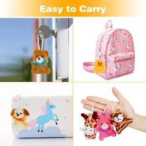 Aitbay 30 Gói Mini Động Vật Sang Trọng Đồ Chơi Set, Dễ Thương Nhỏ Thú Nhồi Bông Keychain Set Cho Đảng Ủng Hộ, Trẻ Em Valentine G