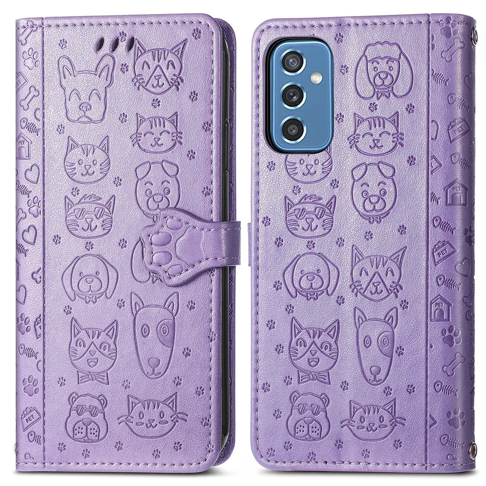 Para Samsung M52 A13 A22 Cute animal Wallet case, para Redmi Note 13 Pro Tarjeta DE CRÉDITO case bolsa