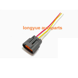 Dragon Leap 3 <b>Channel</b> Connector For Mitsubishi Evo Ignition Coil Plug Repair Black <b>Plastic</b> 6 Inch - Product Image 2