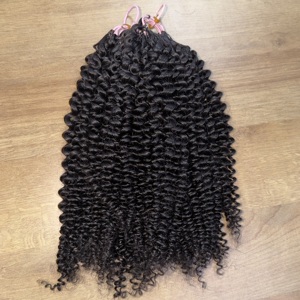 Extensions de perruque au crochet 100% cheveux humains Remy Water Wave bouclés, double brin, nœuds <span class=keywords><strong>miracle</strong></span> - Product Image 5