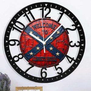 Horloge ronde en fer de 25 cm avec un nœud <span class=keywords><strong>marin</strong></span> - Product Image 3