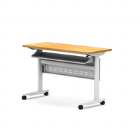 Meubles de bureau, table de conférence moderne et chaises, bureau pliable, table pliable, table de formation en métal, table pliable en acier au carbone