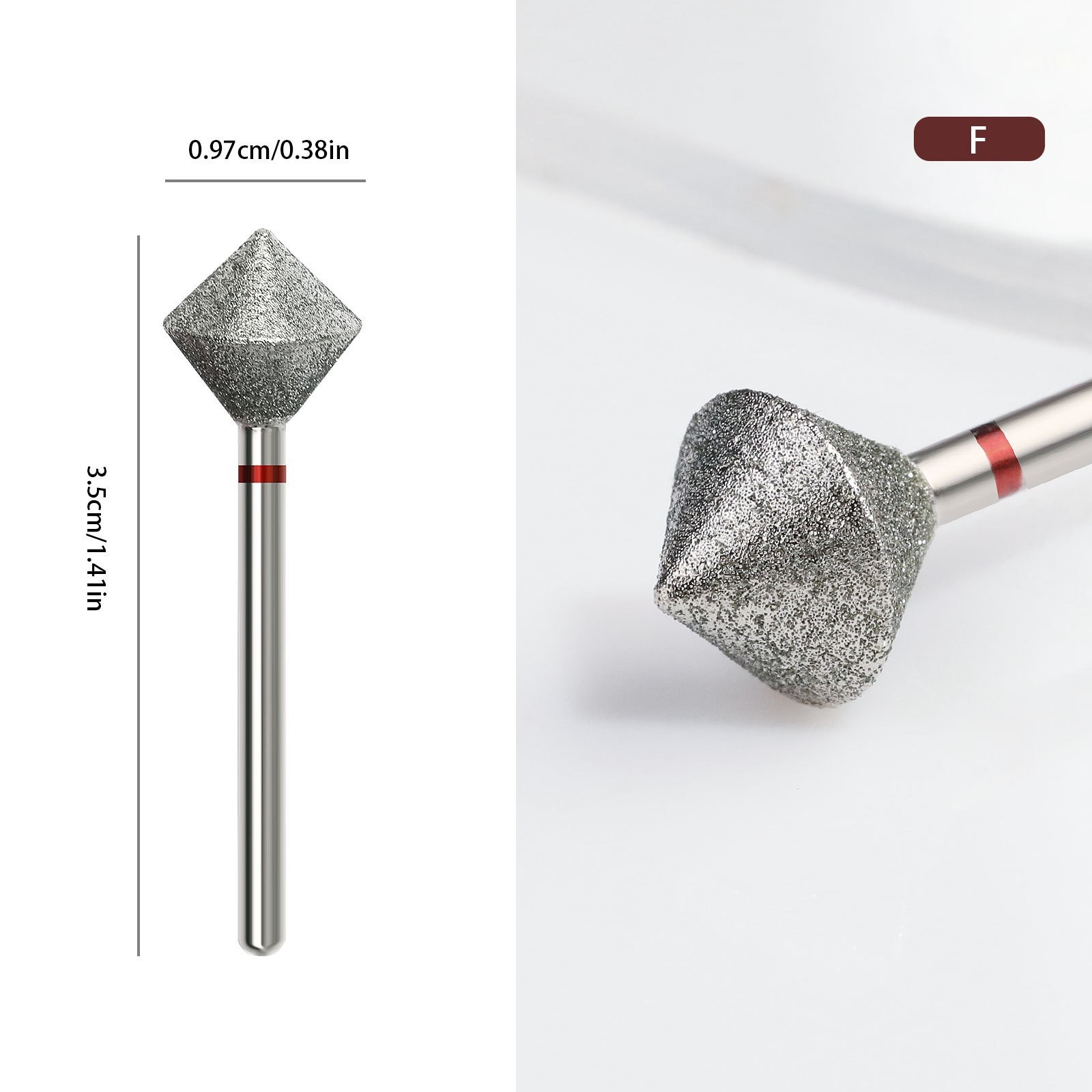 F-Diamond Brocas para Uñas