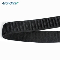 Haute élasticité doux noir soutien-gorge sangle rayure coudre côtelé élastique épaule sangle de réglage Flexible pour soutiens-gorge de sport