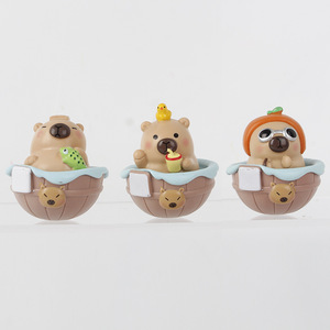 HY198 Vente Chaude Dormir Capybara Pvc Poupée Écouter L'eau Cochon D'inde En Peluche Jouet Mignon Graisse Capybara Jouet - Product Image 1