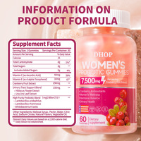 Gummies OEM ODM Équilibre Féminin pour Femmes : Santé Vaginale, Probiotiques, Équilibre Hormonal, Vitamines, Équilibre du pH