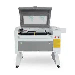 6040 4060 co2 cnc industri peralatan laser mesin pemotong ukiran untuk memotong kayu plastik karet kulit akrilik