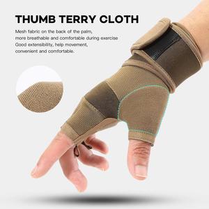 Gants de fitness antidérapants à demi-doigts pour la musculation, haltères, crossfit, exercices, cyclisme, extérieur, fermeture à boucle, unisexe - Product Image 1