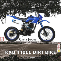 KXD 110cc Racing Motorcycles Off-Road Pit Dirt Bikes con motor sin escobillas y encendido CDI