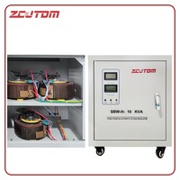 Stabilisateur de tension triphasé entièrement automatique SBW-H-10KVA-30KVAC 380V pour l'industrie, l'impression laser, les équipements médicaux, les machines CNC, etc.