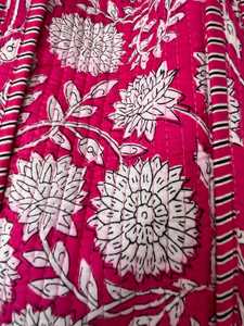 Bolso de Mano Acolchado de Algodón con Estampado de Bloques, Cómodo y Duradero, para Viajes y Compras - Product Image 5