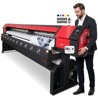 Imprimante industrielle grand format 5 m eco solvant 5 mtr 3.65 mètres 12 pieds 3.2m machines d'impression