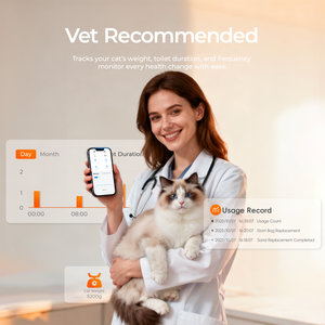 Lettiera per Gatti Autopulente 78L Grande Capacità Lettiera Automatica Intelligente con Controllo APP per Più Gatti - Product Image 3