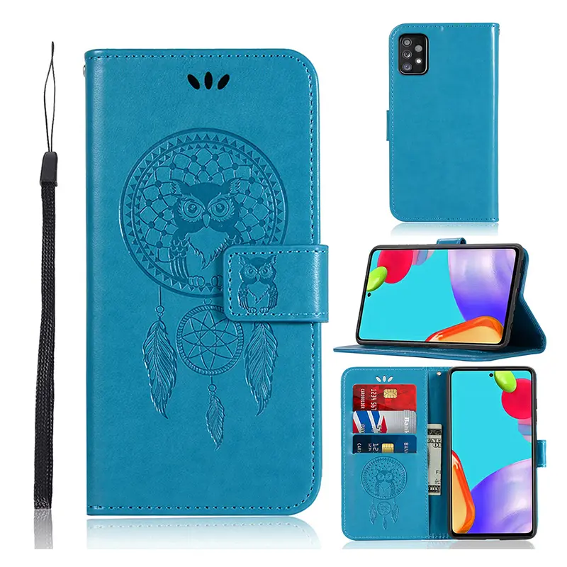 Folio PU Leather Strap Purse Credit Card Mobile Phone Bags Case For Samsung Galaxy J4 J6 Plus J8 J7 J5