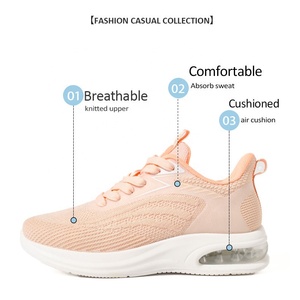 Bairuilun <span class=keywords><strong>scarpe</strong></span> da passeggio da <span class=keywords><strong>donna</strong></span> supporto per arco Casual da palestra allenamento alla moda Sneakers all'ingrosso con cuscino d'aria in Mesh - Product Image 2