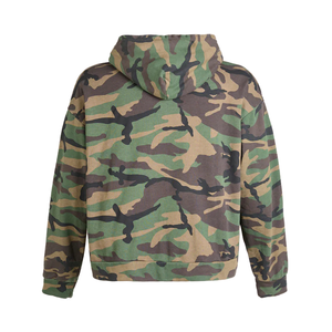 Diseño personalizado Impreso Camuflaje Cremallera Vintage Chaqueta Camuflaje Elemento Caza <span class=keywords><strong>Ropa</strong></span> DE TRABAJO Cremallera completa Hombres Sudadera con capucha - Product Image 3