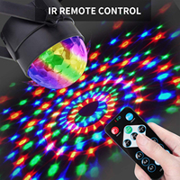 Boule disco LED moderne pour salon de Noël, avec commande vocale, lumière magique, télécommande, lumière de nuit 3D