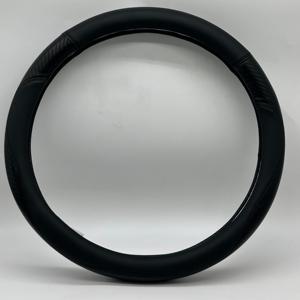 Housse de volant de voiture universelle, respirante, antidérapante, en fibre de carbone, protection de volant pour la plupart des véhicules - Product Image 3