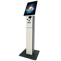 Kioks-pantalla táctil de 21,5 pulgadas para publicidad, pantalla táctil i3 Skylake, pago con NFC