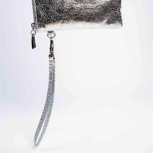 Sac de poche d'argent de mode de sac cosmétique de main d'usine d'OIN BSCI pour l'application cosmétique - Product Image 3