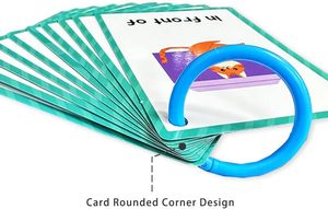 Tarjetas de Preposiciones para Niños, Tarjetas de Aprendizaje de <span class=keywords><strong>Vocabulario</strong></span> en Inglés con Imágenes de Posiciones, Tarjetas Educativas Tempranas para Niños - Product Image 4