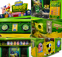 Machine de jeu d'arcade reconditionnée Medal Pusher avec construction en métal et plastique pour centres de divertissement familial
