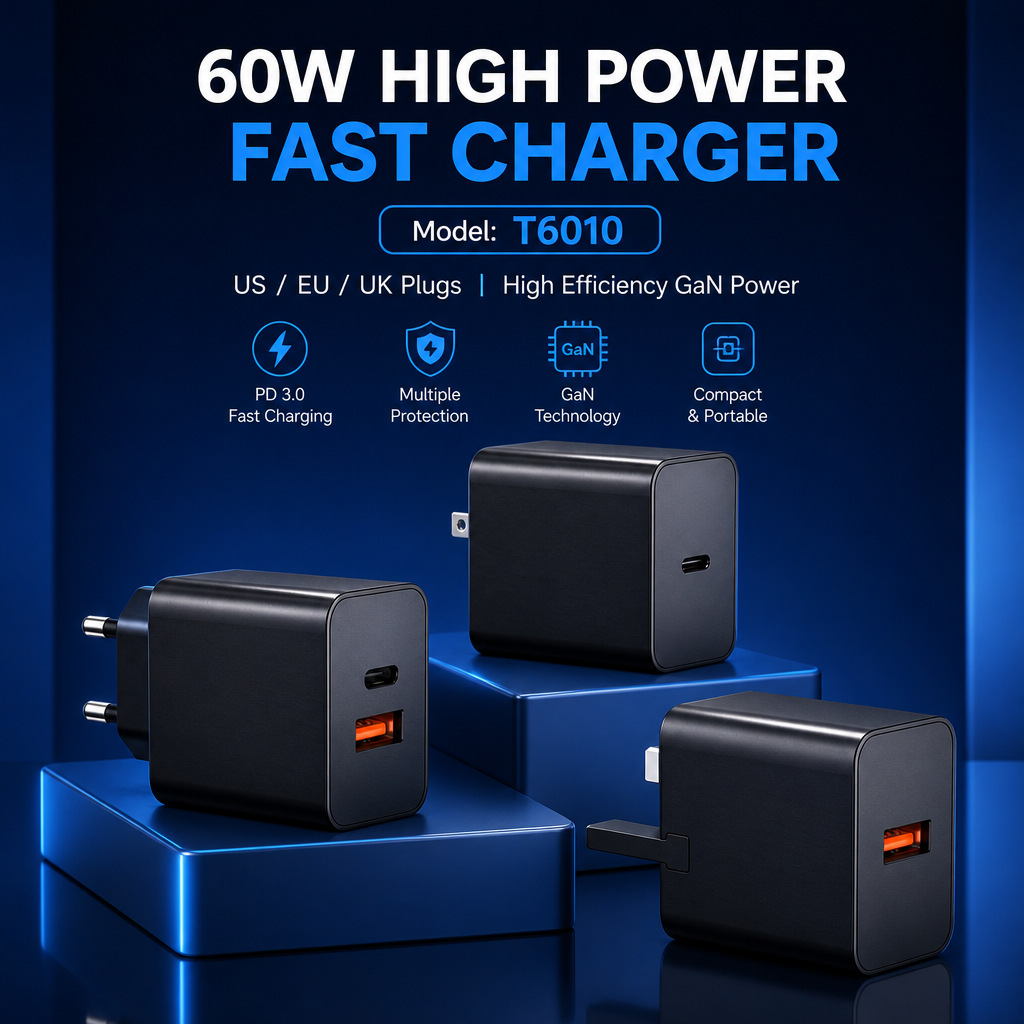 45W 50W 60W 65W Adapter Travel Gan Super Fast Charging Usb Type C Mobile Phone Charger for Apple Iphone 17 18 Pro Max Samsung · image 5
