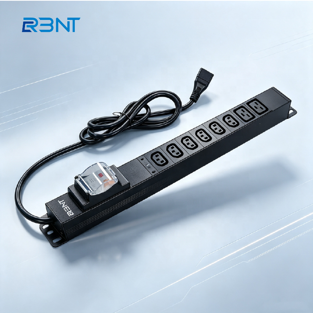 Factory OEM 1U 19 Inch 8 Ways Rack Server Socket Power Strip Rack Mount 16A Power Distribution Unit PDU