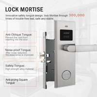 Software de tarjeta Locstar Rfid, Sistema de Gestión Hotelera, cerradura de acceso a la puerta, modelo 8002-M F
