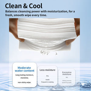 J.CongBo 80 lingettes humides non parfumées 100 % <span class=keywords><strong>eau</strong></span> pure pour nouveau-nés, lingettes nettoyantes à base d'<span class=keywords><strong>eau</strong></span> pour bébés, échantillon gratuit pour la maison - Product Image 4